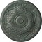 Ekena Millwork Amelia Ceiling Medallion (Fits Canopies up to 4 1/8"), 15 3/4"OD x 5/8"P, Cloud Burst Crackle CM16AMCBC - alternate 1